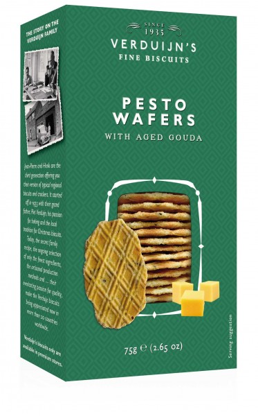 Verduijn´s Pesto Waffeln mit altem Gouda