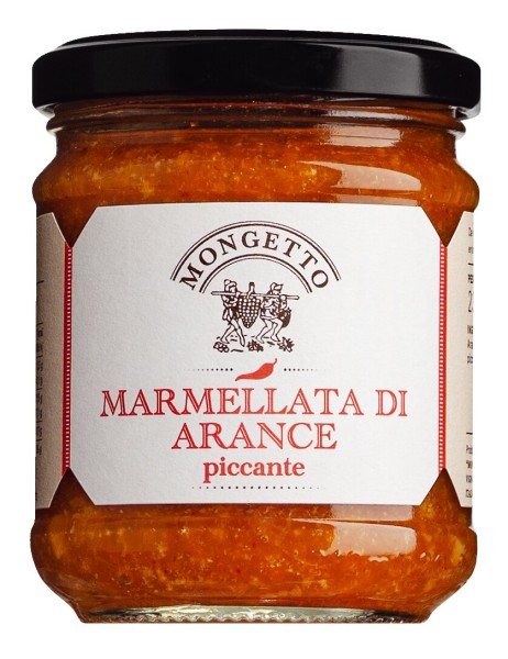 Mongetto Marmellata di arancia piccante - Orangenmarmelade mit Chili