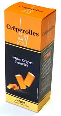 Millcrepes Creperolles mit Cheddarfüllung
