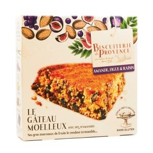 Biscuiterie de Provence Le Gâteau Moelleux - Mandelkuchen mit Feigen und Rosinen glutenfrei