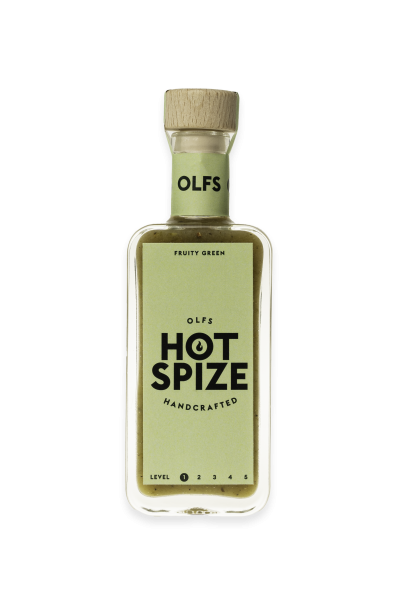 Olfs Hot Spize Fruity Green Chilisauce