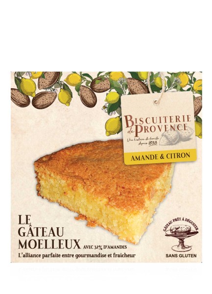 Biscuiterie de Provence Le Gâteau Moelleux - Mandelkuchen mit Zitrone glutenfrei