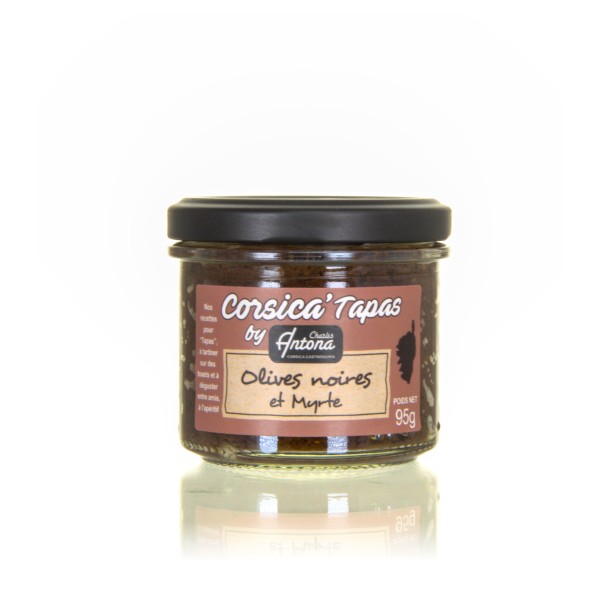 Charles Antona Corsica Tapas - Olivencreme mit korsischen Myrtenblättern