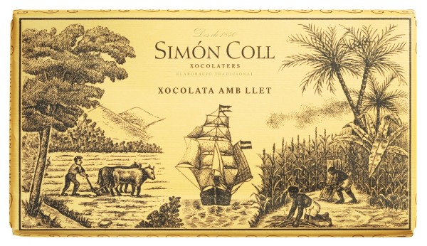 Simón Coll Chocolate extrafino - Vollmilch Kochschokolade mit 32% Kakao