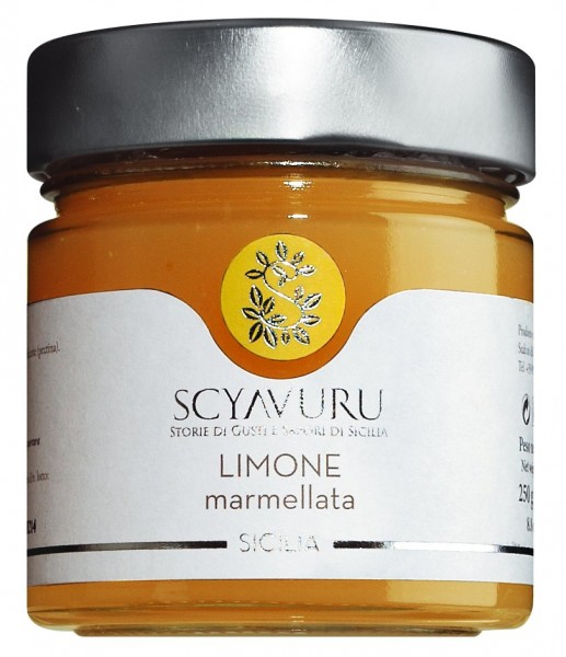 Scyavuru Marmellata Limone - Zitronenmarmelade 250g