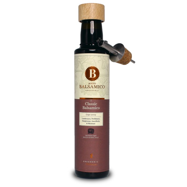 Greenomic Delikatessen Aceto Balsamico Classic inkl. Ausgießer