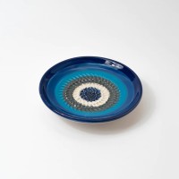 Tierra Cocida Keramik-Reibeplatte Knoblauchreibe Nazar klein (12,5cm)