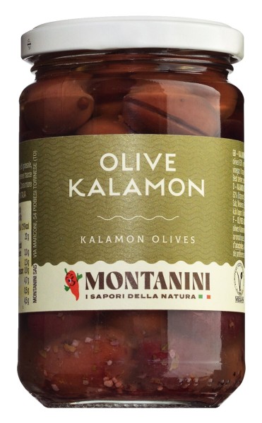 Montanini Kalamata Oliven in Öl mit Stein