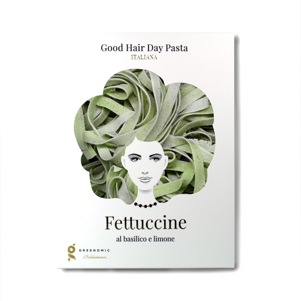 Greenomic Delikatessen Good Hair Day Pasta Fettuccine al Basilico e Limone