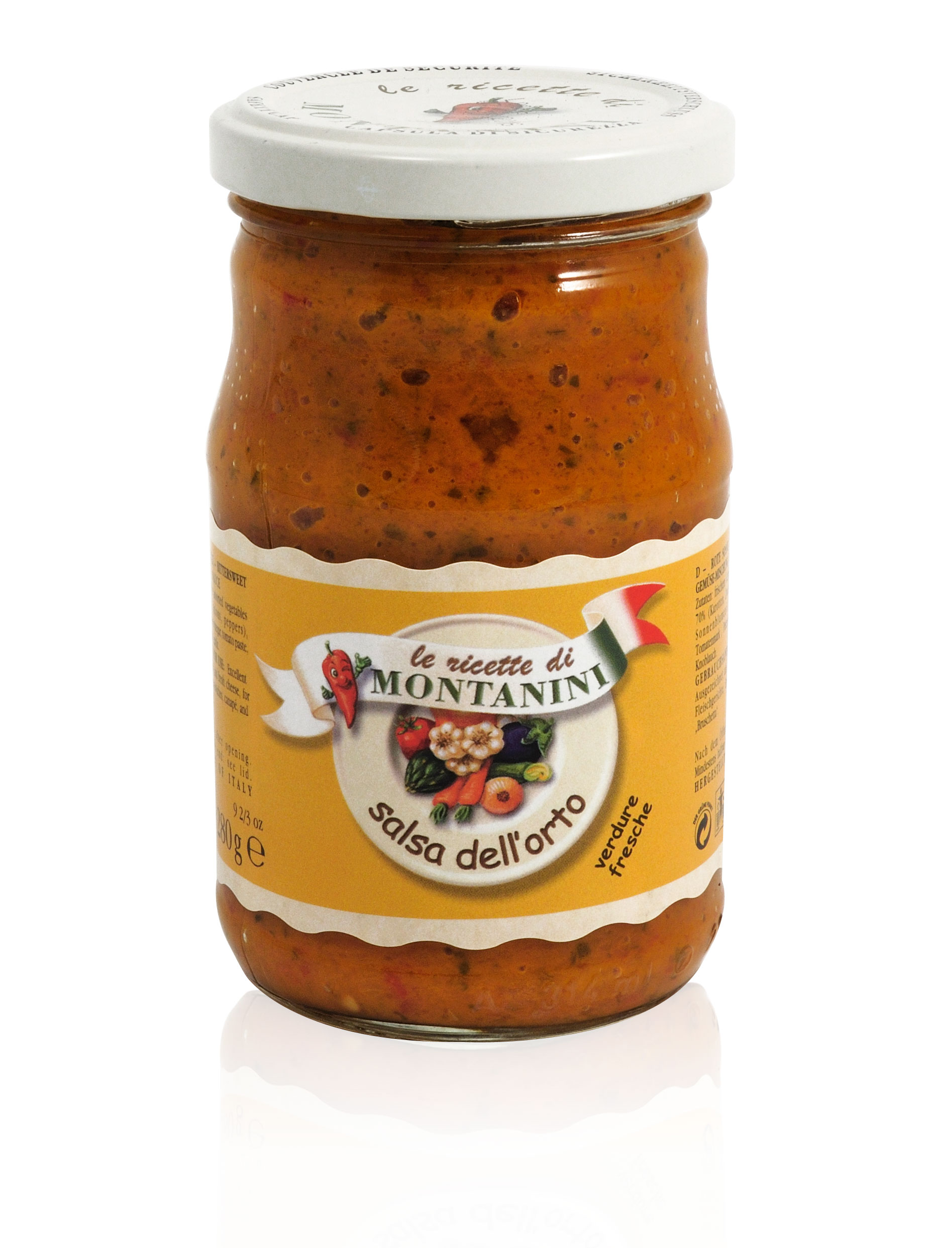 Montanini Salsa dell´Orto - rote Gemüse Dip-Sauce süß-sauer kaufen ...