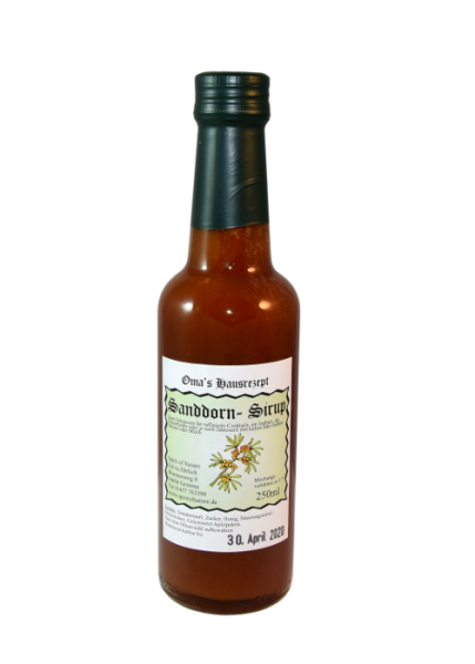 Sanddorn Sirup