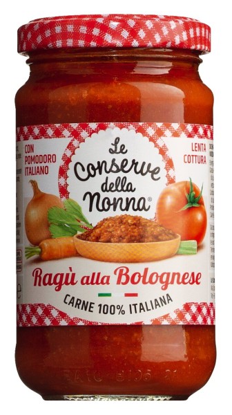 Le Conserve della Nonna Ragù alla Bolognese - Tomatensauce mit Fleischragou