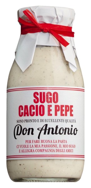 Don Antonio Sugo cacio e pepe - Sauce mit Pecorino romano DOP und Pfeffer