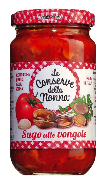 Le Conserve della Nonna Sugo alle vongole - Tomatensauce mit Venusmuscheln