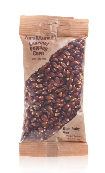 ZaraMama Popcorn Mais Rich Ruby Red