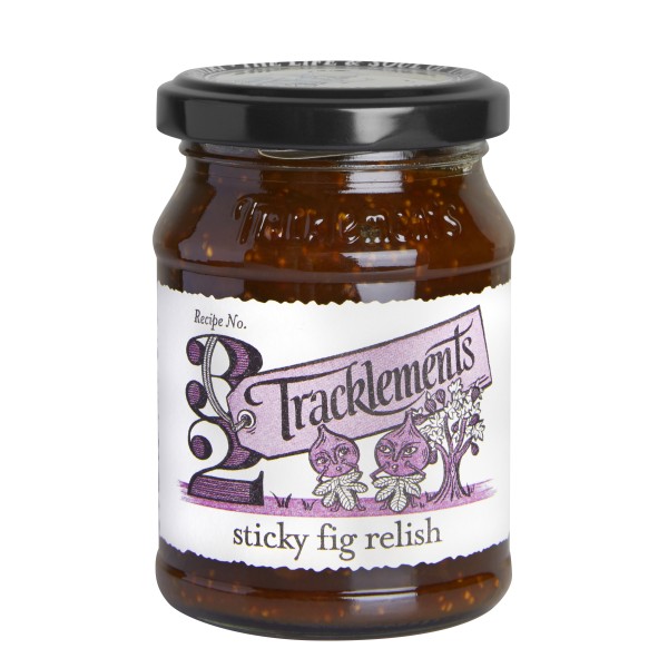 Tracklements Sticky Fig Relish - Relish mit Feige