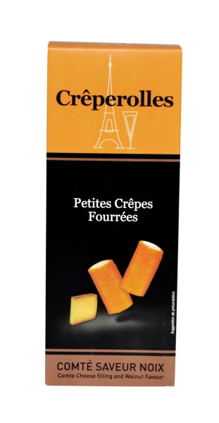 Millcrepes Creperolles Comté - Walnuss Geschmack (12x100g)