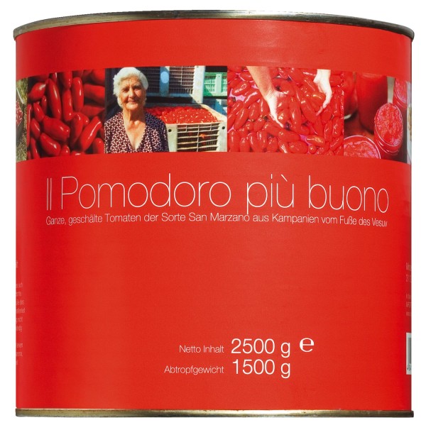 Il Pomodoro piu Buono - San Marzano Tomaten ganz &amp; geschält 2500g