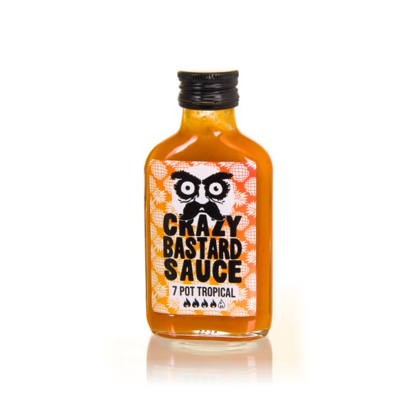 Crazy Bastard Hot Sauce - 7 Pot Tropical