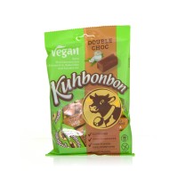 Kuhbonbon Double Choc vegan - Weichkaramellen mit Schokolade 165g