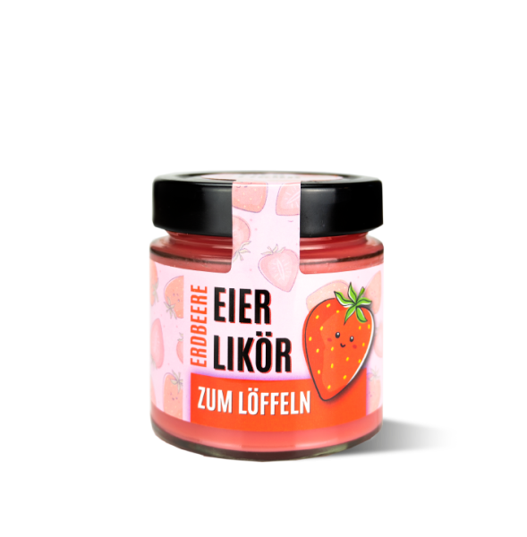Altenburger Eierlikör zum Löffeln Erdbeere