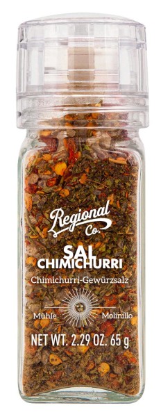 Regional Co. Chimichurri mit Meersalz in der Mühle