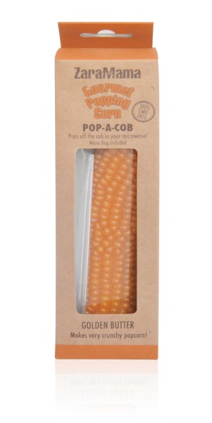 ZaraMama Pop a Cob Golden Butter Popcorn Maiskolben