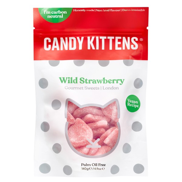 Candy Kittens vegane Fruchtgummi Wild Strawberry