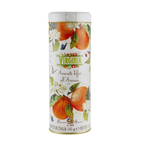 Amaretti Virginia Soft Amaretti Orange Metalldose