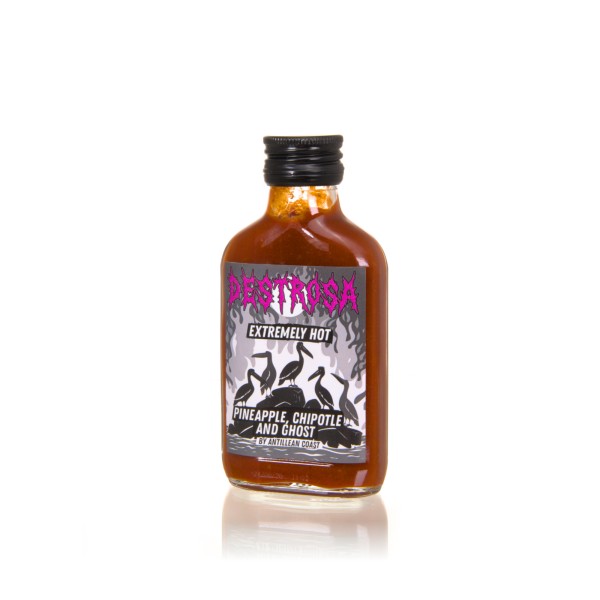 Antillean Coast Destrosa - Pineapple, Chipotle & Ghost Pepper Extremly Hot Sauce