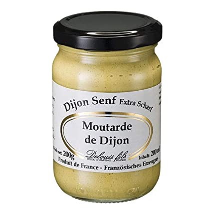 Delouis Moutarde de Dijon extra scharfer Dijon Senf