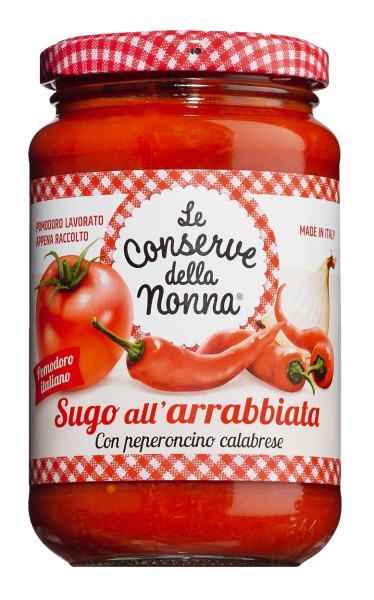 Le Conserve della Nonna Sugo all’arrabbiata - Scharfe Tomatensauce mit Chili