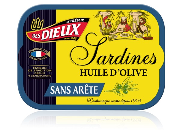 Des Dieux Sardinen in Olivenöl ohne Gräten