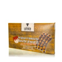 Fleischerei Luther Coburger Bratwurst vorgebraten Geschenkkarton
