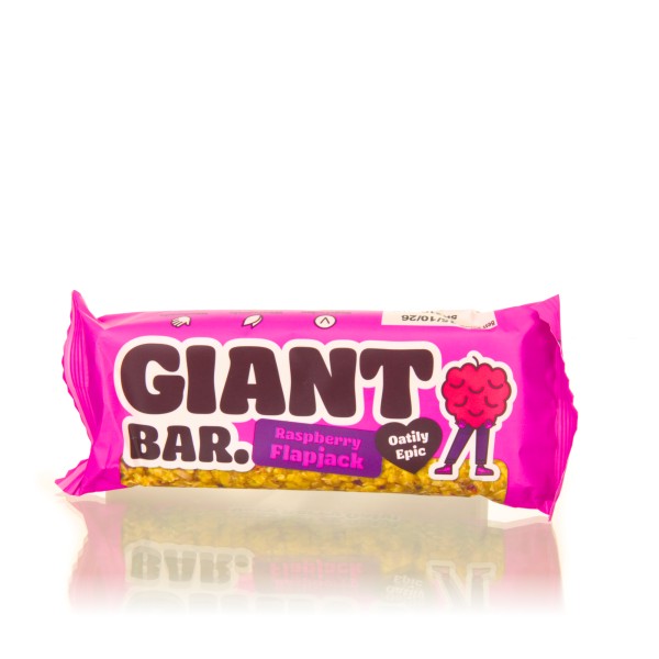 GIANT BAR Raspberry Flapjack - Haferriegel mit Himbeere