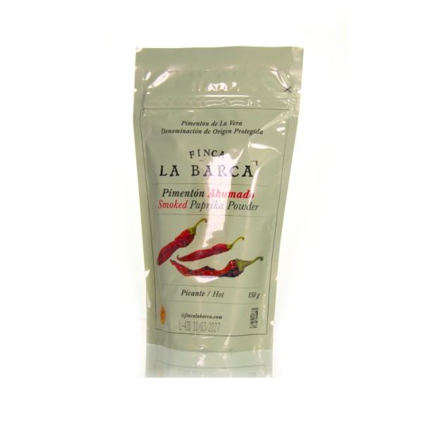 Finca La Barca Pimentón de La Vera DOP Paprikagewürz geräuchert scharf 150g Nachfüllpack