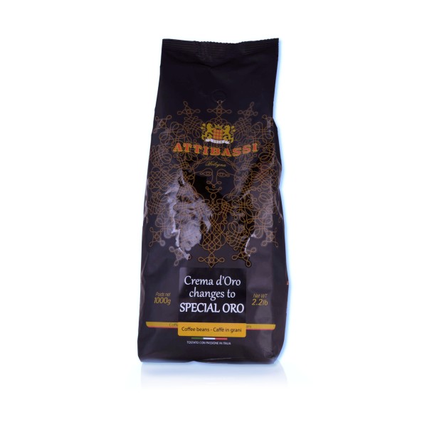 Attibassi Special Oro italienischer Espresso in ganzen Bohnen