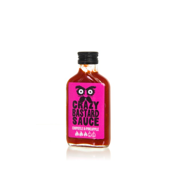 Crazy Bastard Hot Sauce - Chipotle & Pineapple