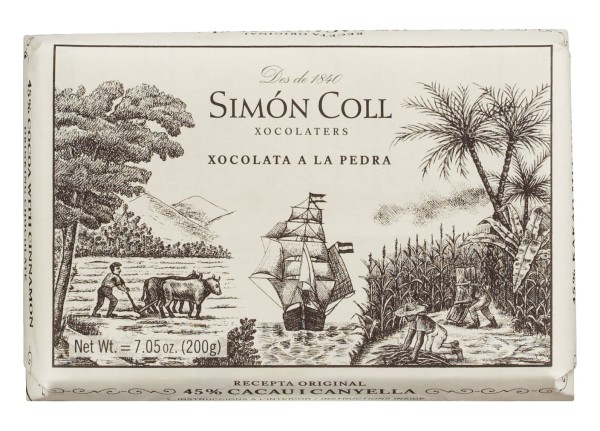 Simón Coll spanische Trinkschokolade Blockschokolade