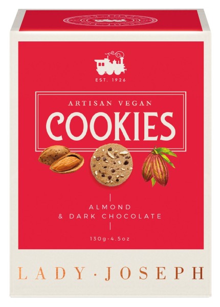 Lady Joseph Cookies - Gebäck mit Mandeln und dunkler Schokolade vegan