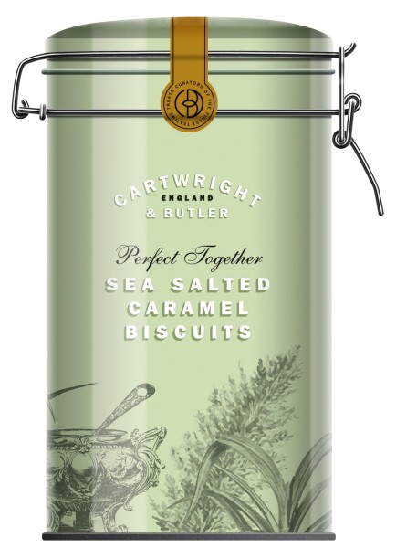 Cartwright and Butler Sea Salted Caramel Biscuits in Blechdose