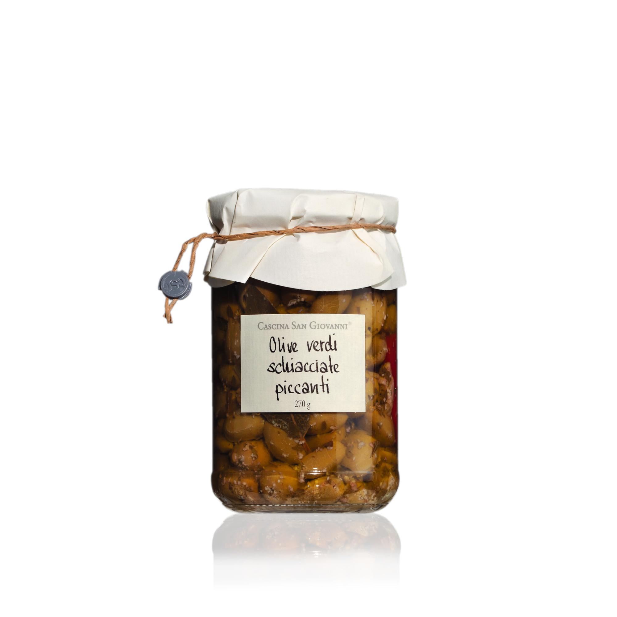 Cascina San Giovanni grüne Oliven mit Kräutern und Chili kaufen | Food ...