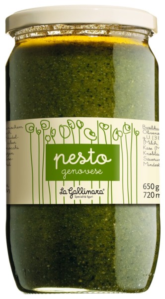 La Gallinara Pesto Genovese Art Basilikumpesto 650g