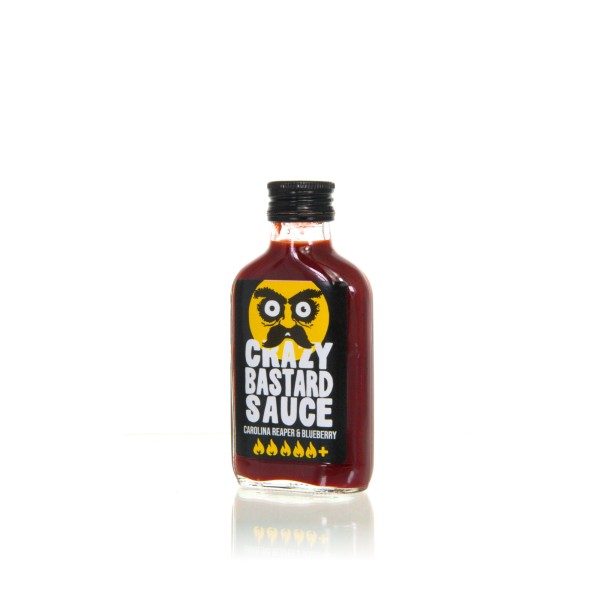 Crazy Bastard Hot Sauce - Carolina Reaper & Blueberry