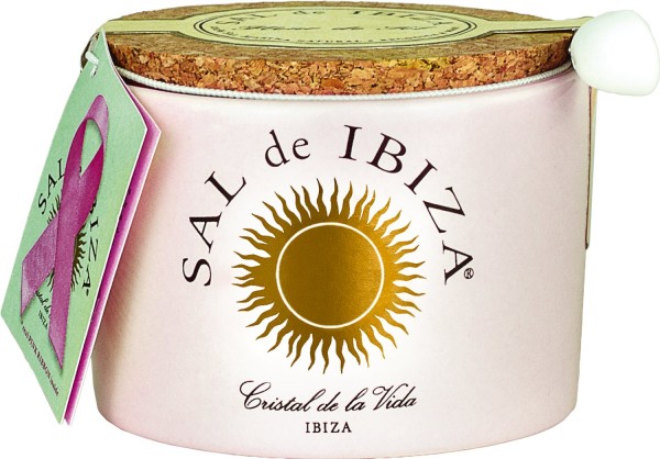 Sal de Ibiza Fleur de Sel Pink Ribbon Salz mit Rosenblättern