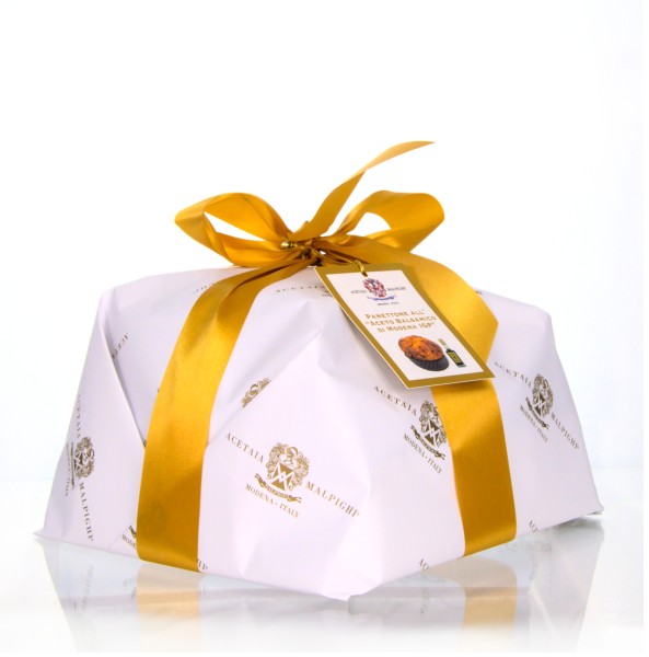 Acetaia Malpighi Panettone mit Balsamico Essig aus Modena IGP