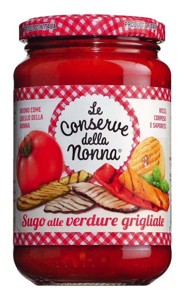 Le Conserve della Nonna Sugo alle verdure grigliatee - Tomatensauce mit gegrilltem Gemüse