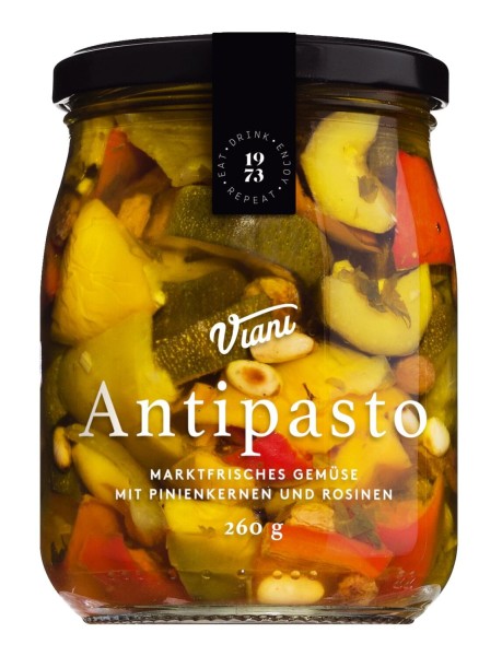 Viani Antipasto - Gemüse mit Pinienkernen und Rosinen