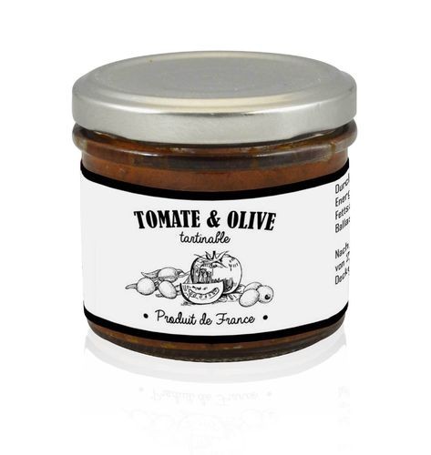 Carlant Tomate und schwarze Olive Aufstrich