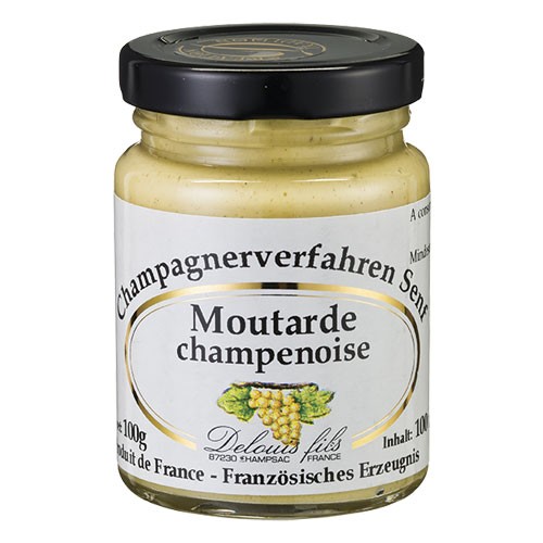 Delouis Moutarde Champenoise mit Champagner